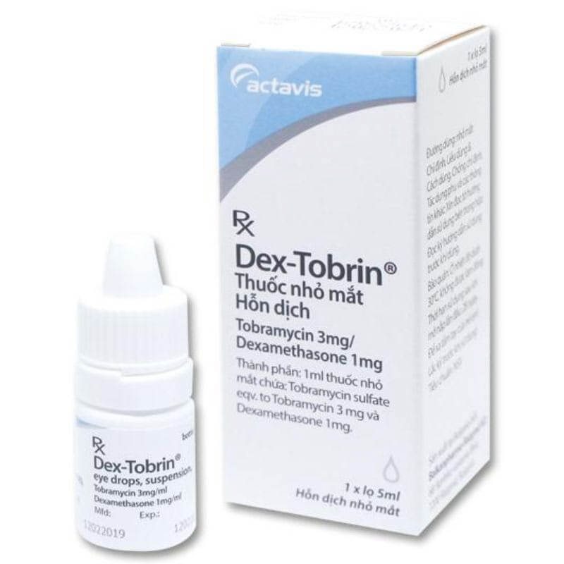 Dex-Tobrin: Thuốc điều trị nhiễm khuẩn mắt