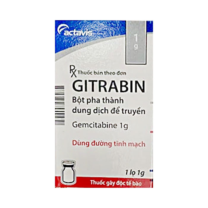 Gitrabin – Thuốc điều trị ung thư