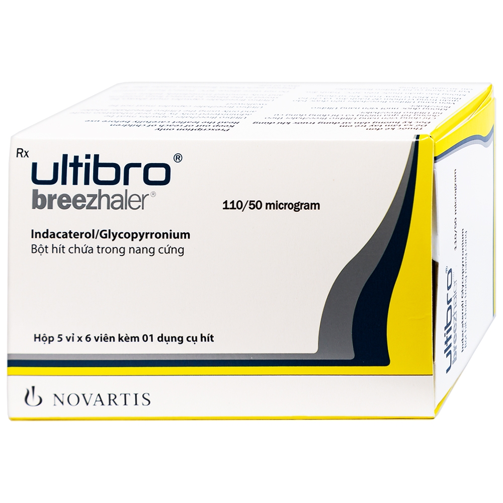 Ultibro Breezhaler – Thuốc điều trị bệnh phổi tắc nghẽn mạn tính