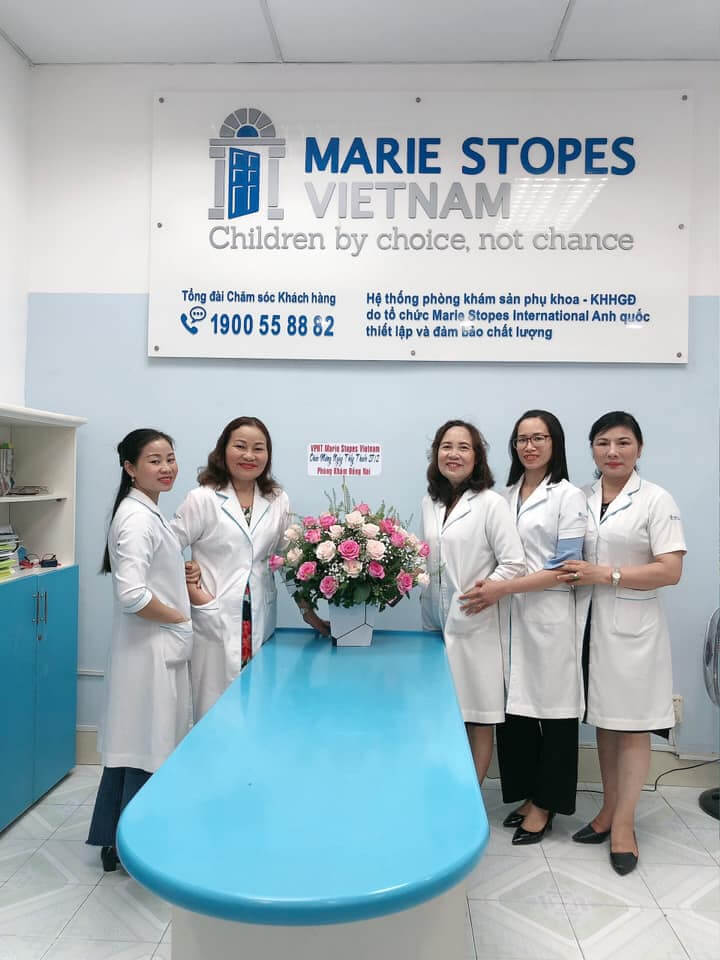 Đội ngũ bác sĩ của phòng khám Marie Stopes International Đà Nẵng