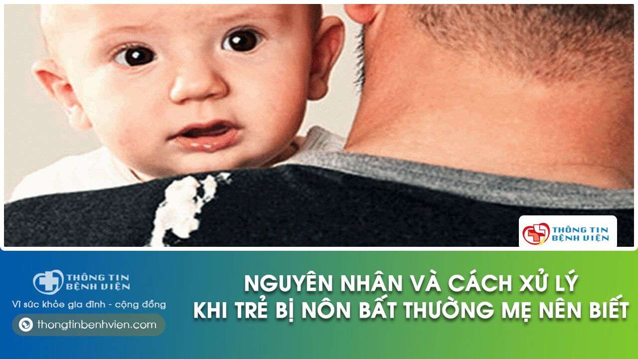 trẻ bị nôn bất thường