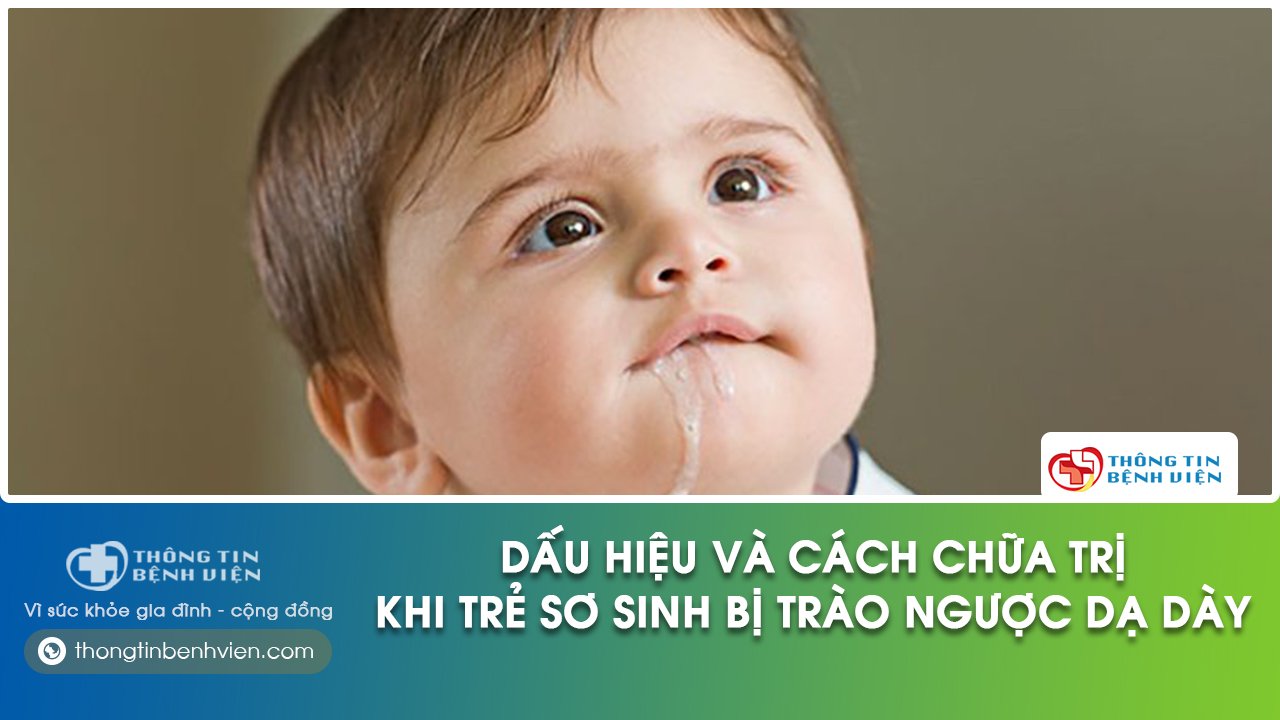 trẻ sơ sinh bị trào ngược dạ dày