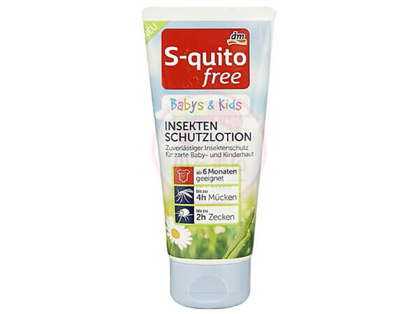 Kem S-quito free Insekten schutzlotion trị muỗi đốt ở trẻ