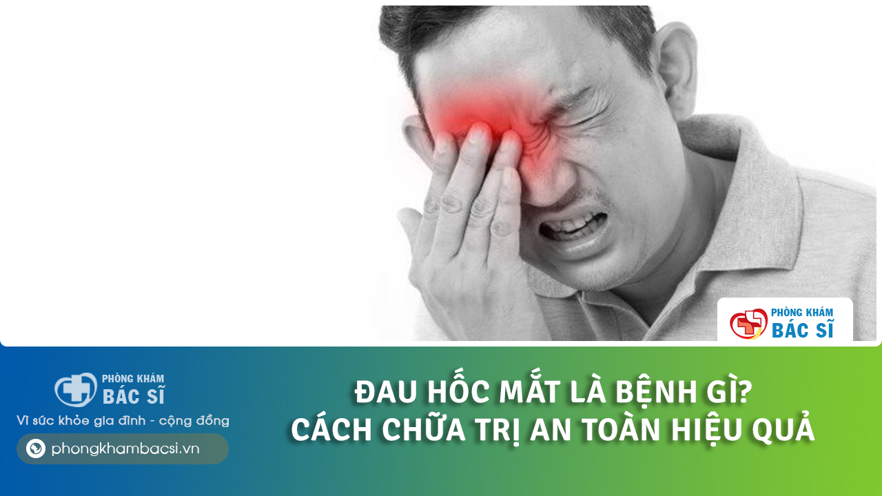 cách chữa đau hốc mắt tại nhà
