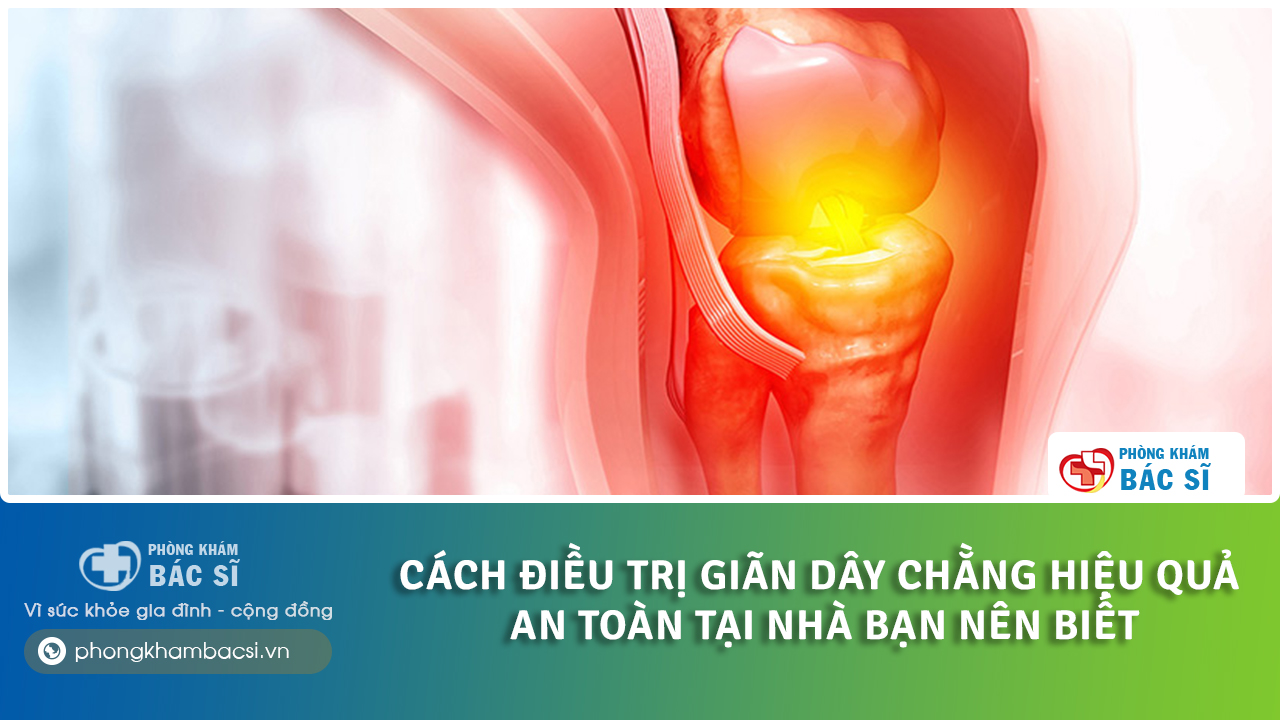 cách chữa giãn dây chằng đầu gối tại nhà