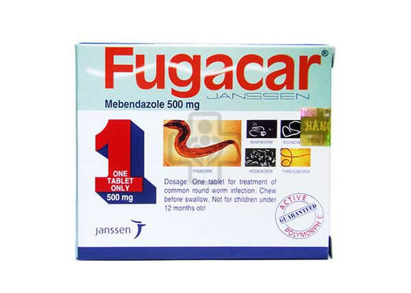 Fugacar – Thuốc trị giun