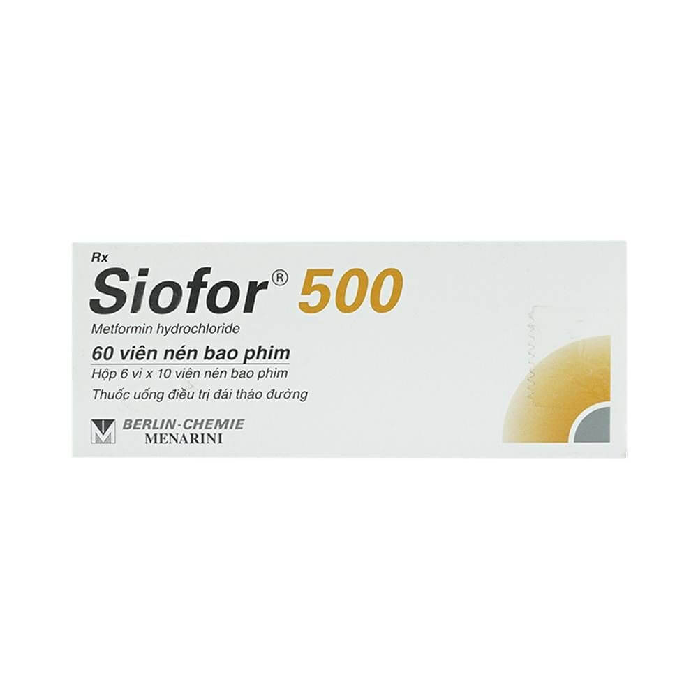Siofor – Thuốc điều trị tiểu đường