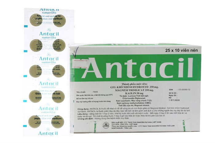 Antacil – Thuốc điều trị viêm loét dạ dày