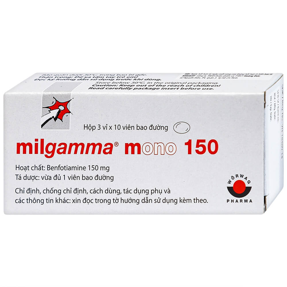 Milgamma mono 150 – Thuốc điều trị viêm đa dây thần kinh