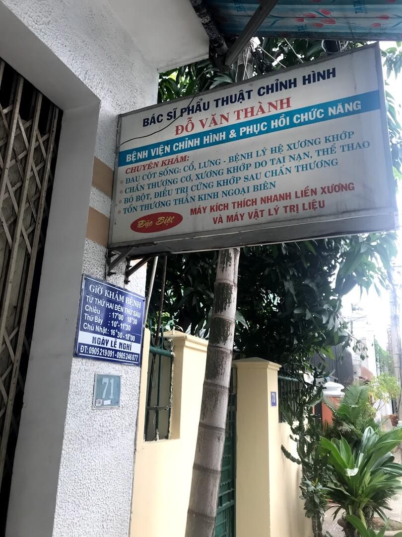 Phòng khám cơ xương khớp bác sĩ Thành vừa chất lượng vừa uy tín