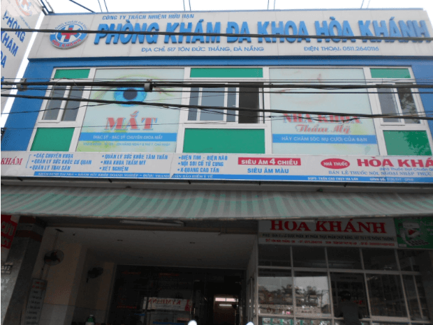 Phòng khám đa khoa Hòa Khánh - địa điểm thăm khám và điều trị tốt