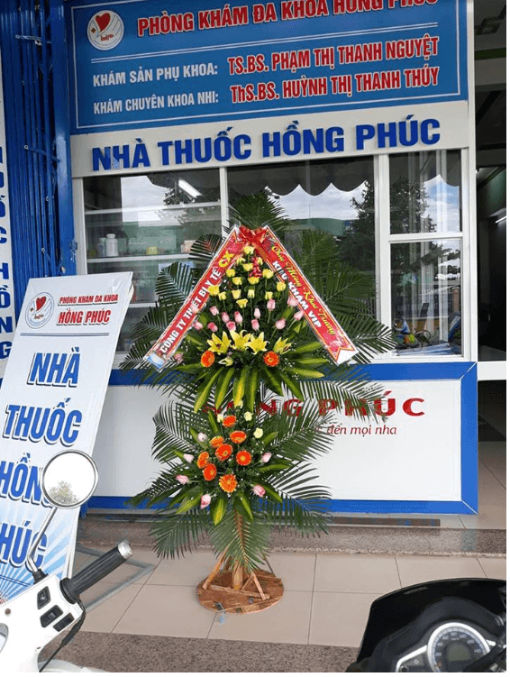 Quầy đón tiếp bệnh nhân tai phòng khám Hồng Phúc