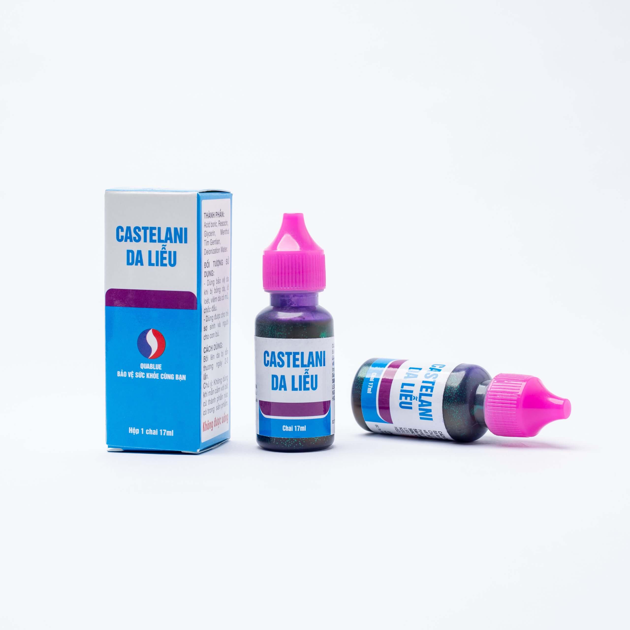 Thuốc bôi Castellani có tác dụng vệ sinh mụn nước thủy đậu, chốc lở và zona