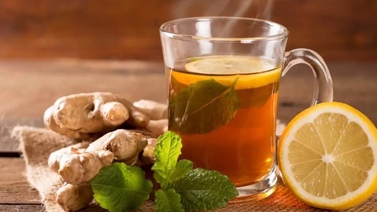 Trà gừng có công dụng tốt trong điueef trị nóng rát dạ dày