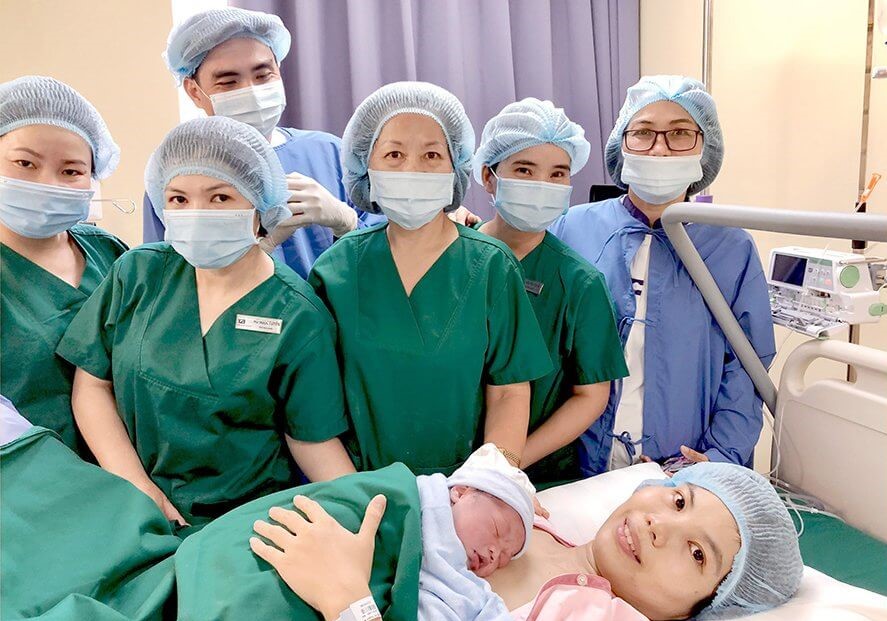 Ca sinh đầu tiên của bệnh viện Tâm Anh
