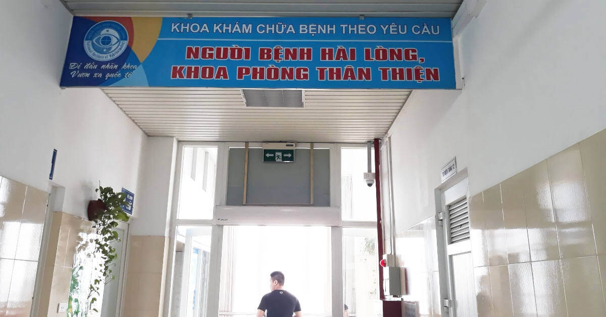 khám dịch vụ bệnh viện Mắt Trung ương