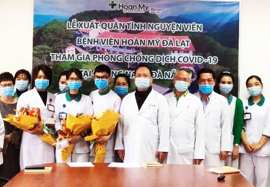 Đội ngũ y bác sĩ bệnh viện Hoàn Mỹ Đà Lạt