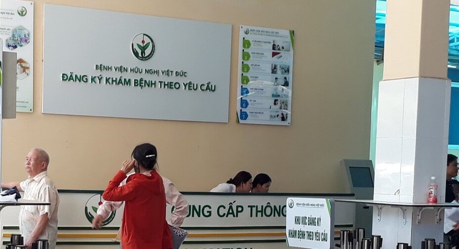 hoạt động khám chữa bệnh tại khoa khám bệnh theo yêu cầu Bệnh viện Hữu Nghị Việt Đức