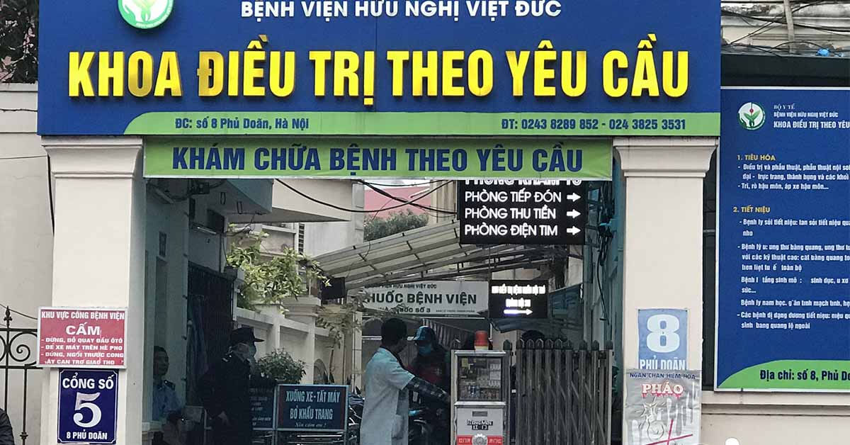 Cách đặt lịch nhanh chóng khoa khám bệnh theo yêu cầu bệnh viện Việt Đức