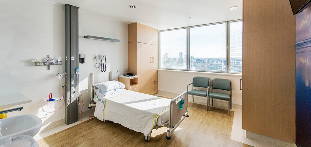 Một trong những phòng bệnh tại Bệnh viện Hùng Vương