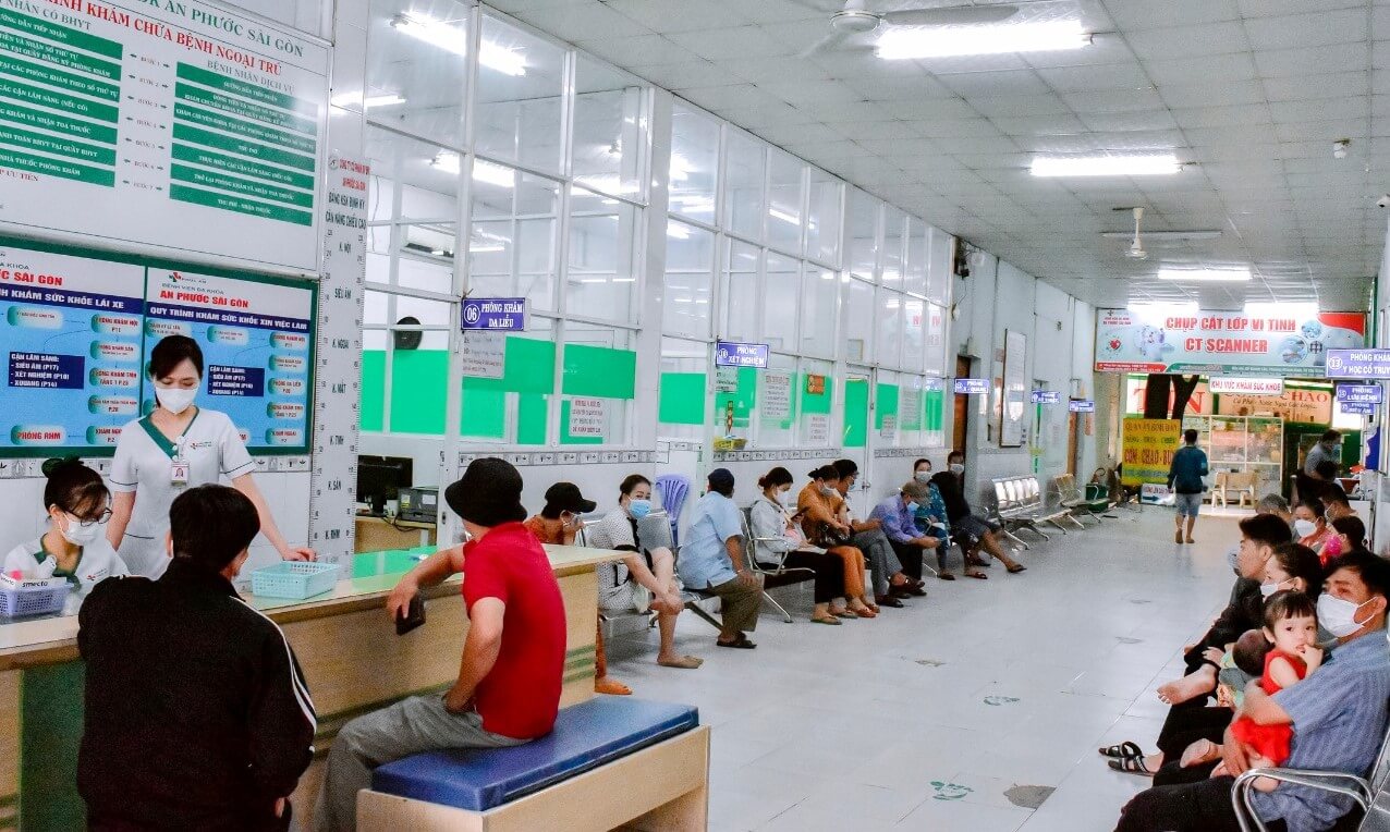 Phòng chờ khám tại bệnh viện An Phước Sài Gòn