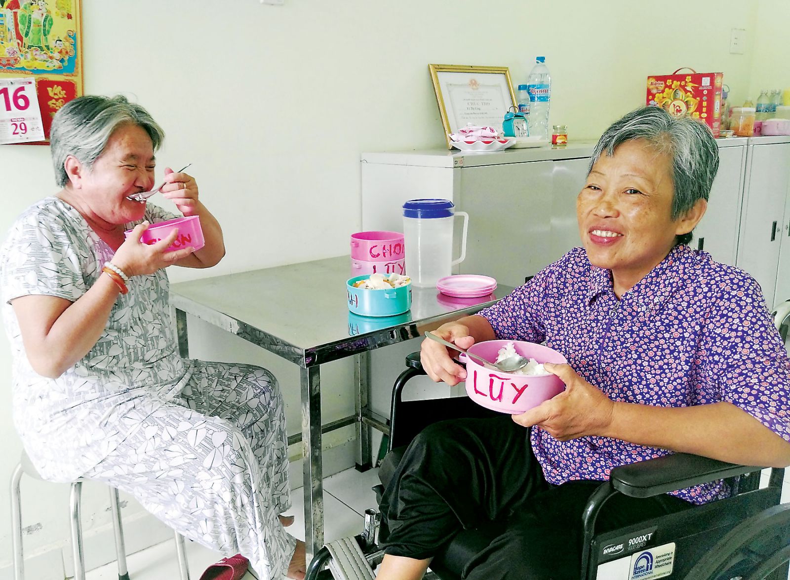 Hình ảnh tại Trung tâm Bảo trợ Xã hội tỉnh Long An