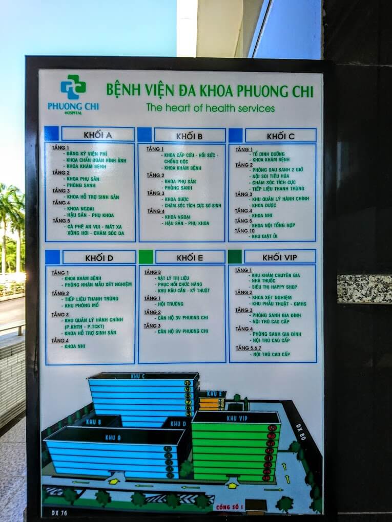 SƠ ĐỒ BỆNH VIỆN ĐA KHOA PHƯƠNG CHI