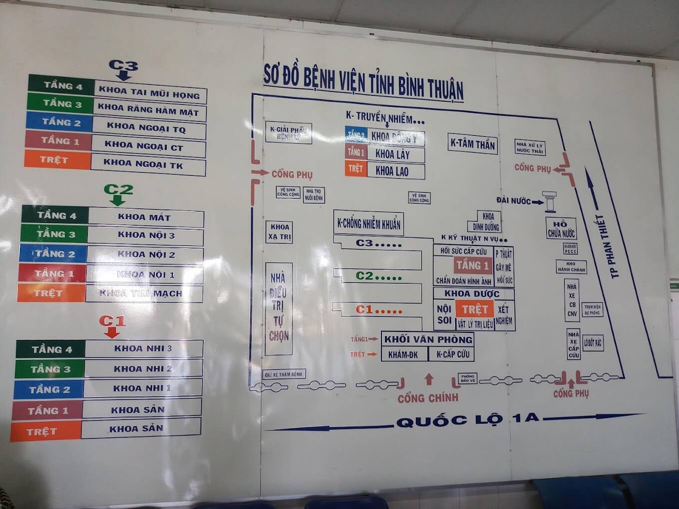 SƠ ĐỒ BỆNH VIỆN ĐA KHOA TỈNH BÌNH THUẬN