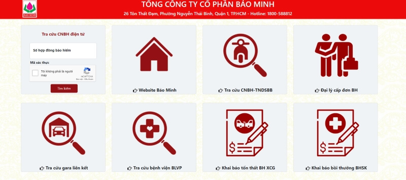 tra cứu bảo hiểm bảo minh