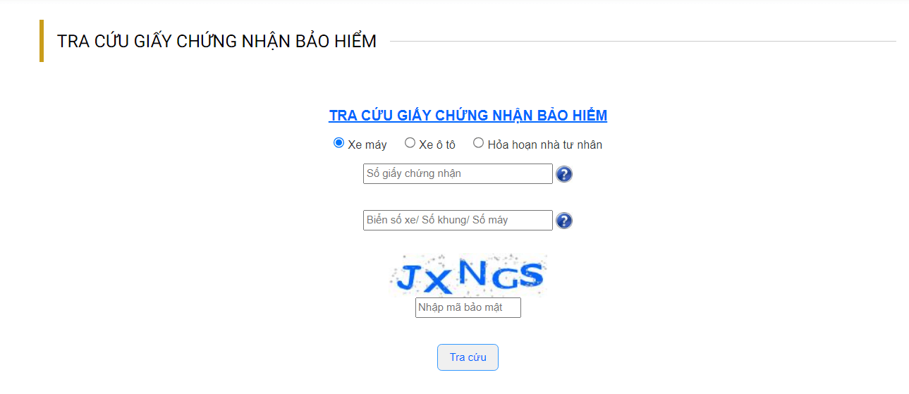 Tra cứu thông tin hợp đồng bảo hiểm trên trang web chính thức của Phú Hưng