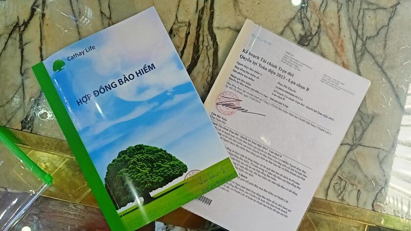 Hủy hợp đồng bảo hiểm cathay life