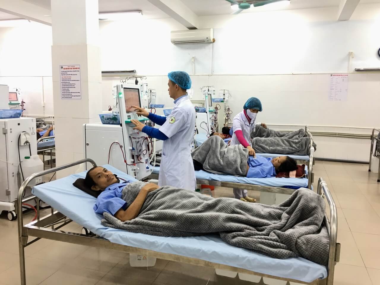 Bệnh nhân điều trị tại bệnh viện
