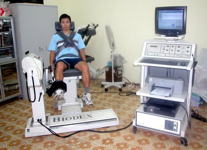Bệnh nhân điều trị tại Bệnh viện Thể Thao Việt Nam