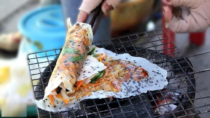 Ăn bánh tráng nướng có béo không?