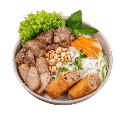 1 tô bún thịt nướng bao nhiêu calo?