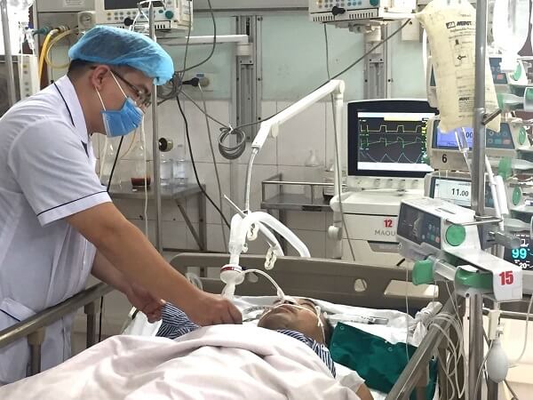 Bệnh nhân tại Bệnh viện Hữu nghị Việt Tiệp
