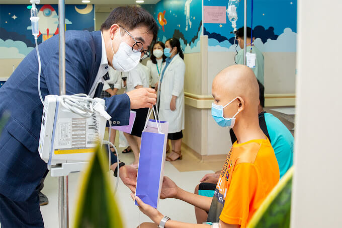 Bệnh nhân tại Bệnh viện Nhi đồng Thành phố
