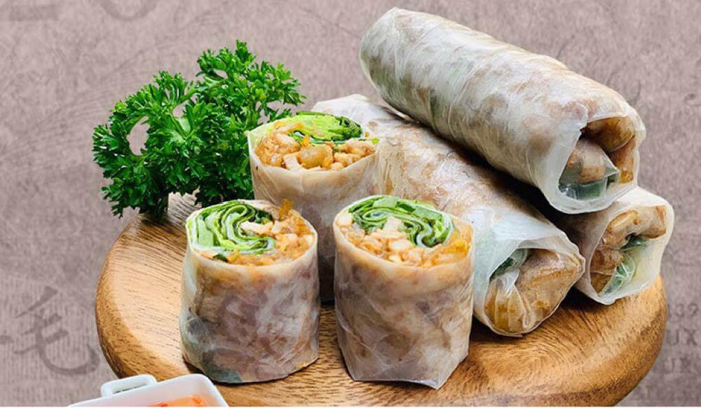 Bì cuốn chay bao nhiêu calo? Lợi ích khi ăn bì cuốn chay