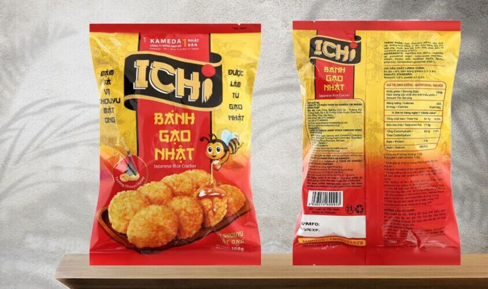 Bánh gạo ichi bao nhiêu calo? Ăn bánh gạo ichi có béo không?