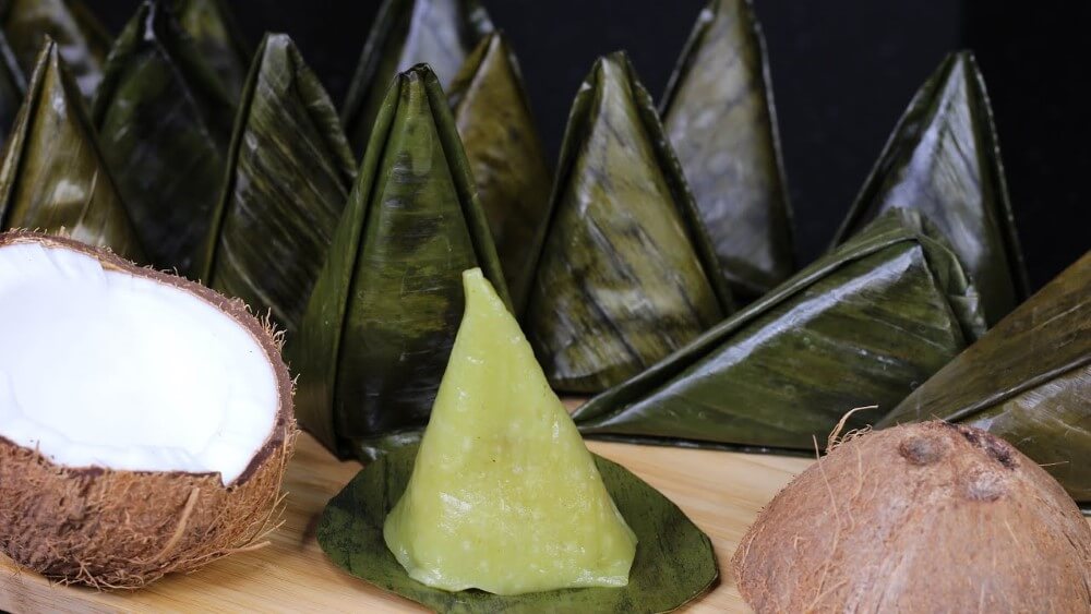 Bánh ít nhân dừa bao nhiêu calo? Cách ăn bánh ít lá dừa giảm cân