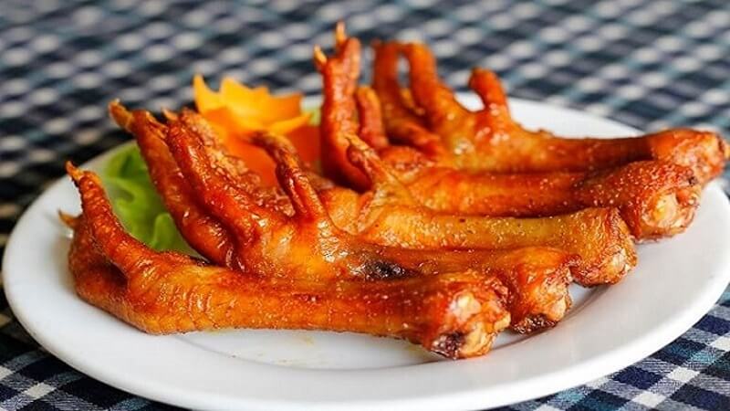 Chân gà nướng bao nhiêu calo?
