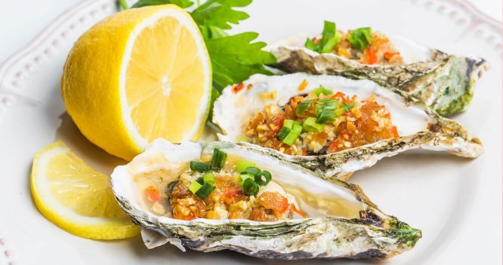 Hàu nướng mỡ hành bao nhiêu calo?