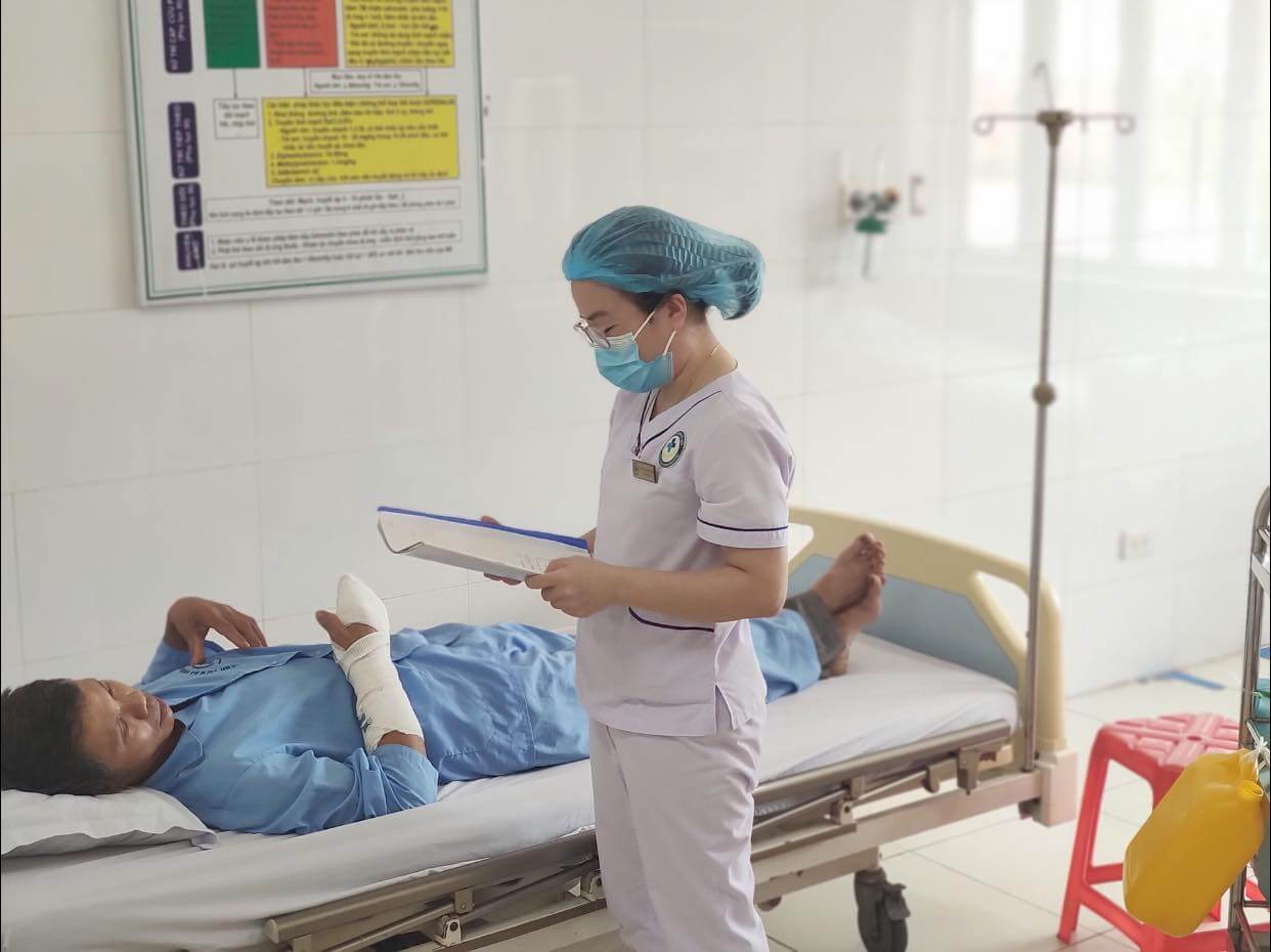 Bệnh nhân điều trị tại Bệnh viện Đa khoa Phủ Diễn