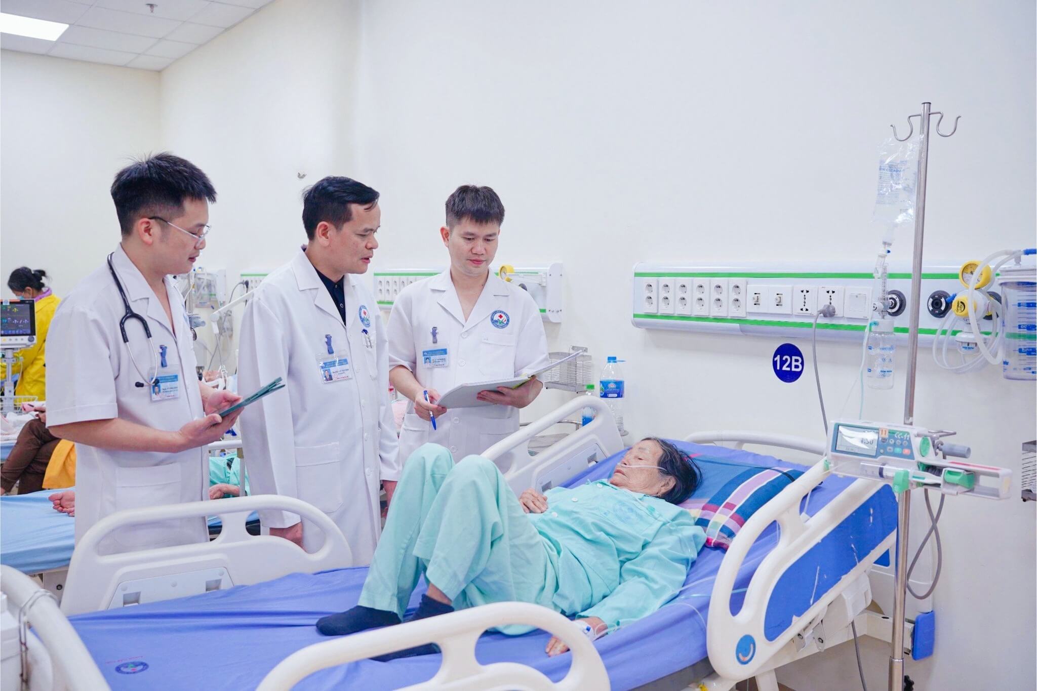 Bệnh nhân điều trị tại Bệnh viện Đa khoa tỉnh Vĩnh Phúc