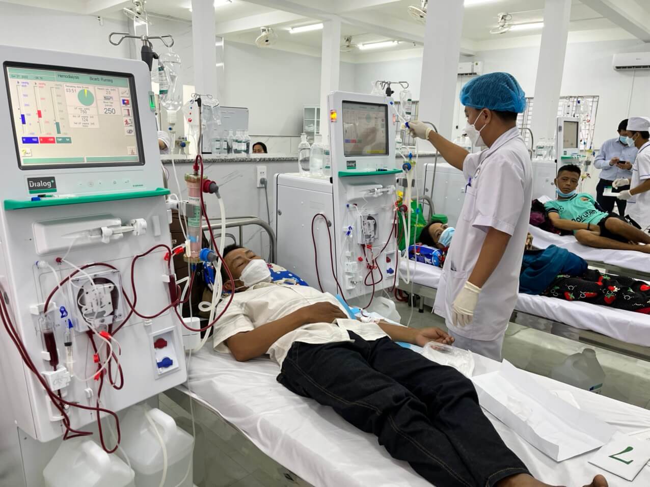 Bệnh nhân điều trị tại Bệnh viện Đa Khoa Trần Văn Thời