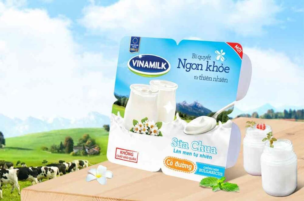 1 hộp sữa chua vinamilk có đường bao nhiêu calo?