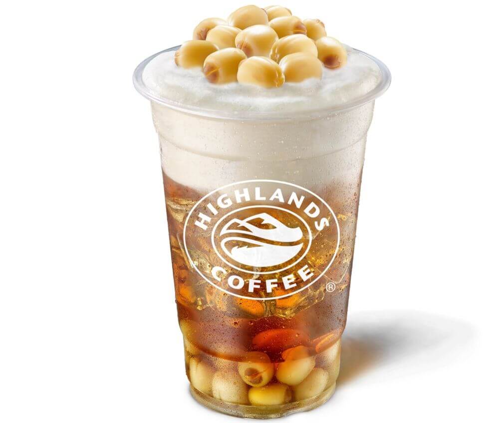 Trà sen vàng Highlands Coffee bao nhiêu calo?