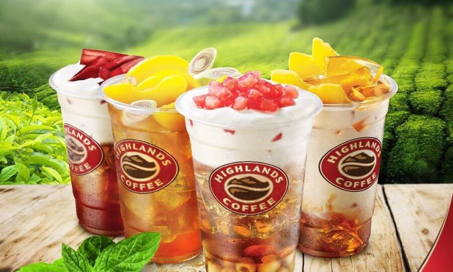 Trà sen vàng Highlands Coffee bao nhiêu calo?