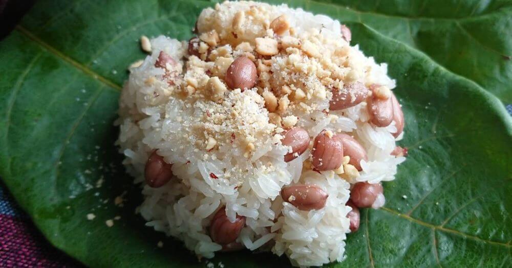 Xôi lạc bao nhiêu calo? Ăn xôi lạc có mập (béo) không?