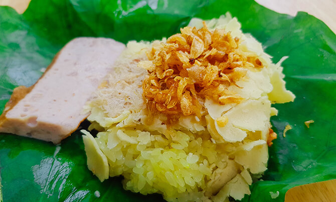 100g xôi trắng bao nhiêu calo